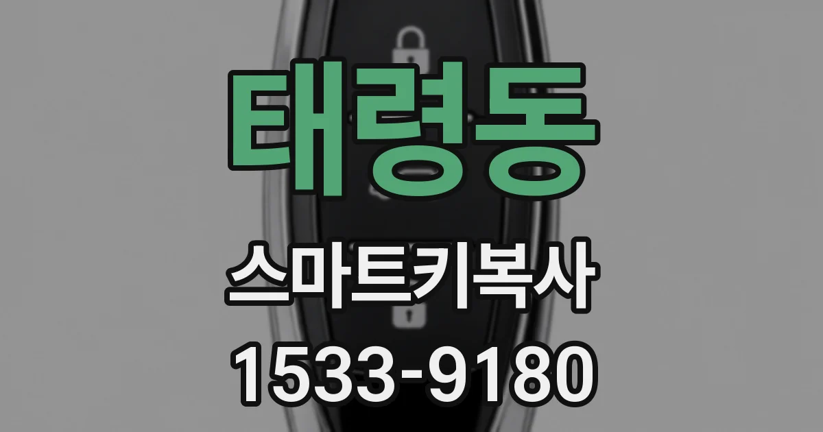 태령동 스마트키복사