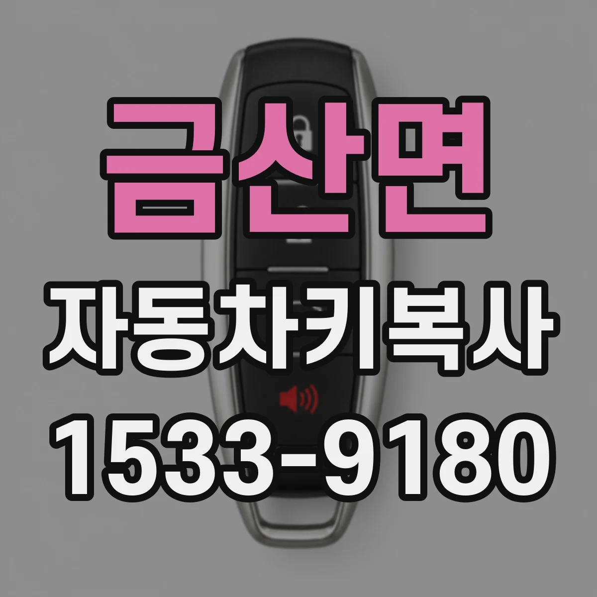 금산면 자동차키복사