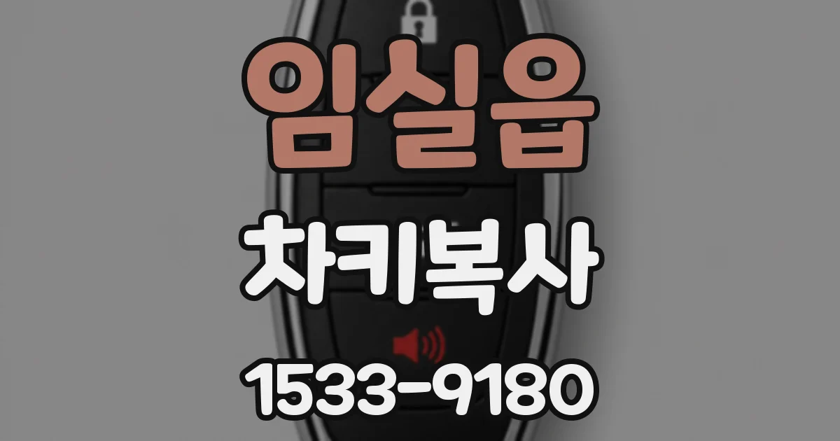 임실읍 차키복사