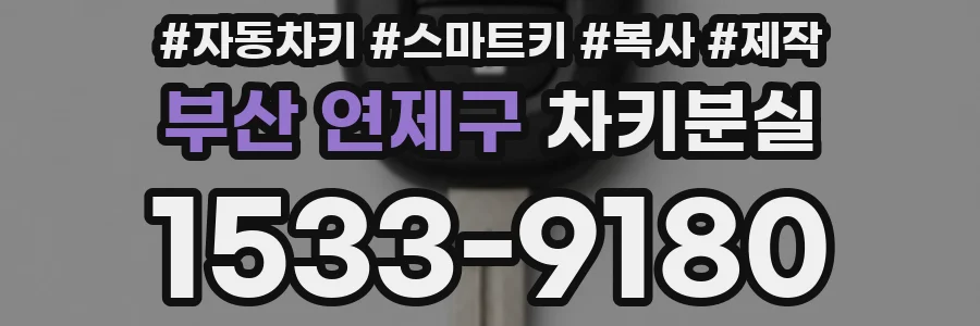 부산 연제구 차키분실