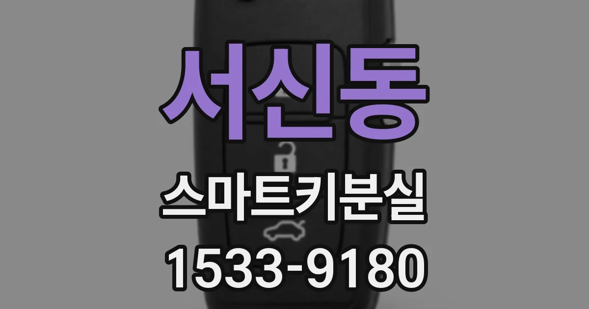 서신동 스마트키분실