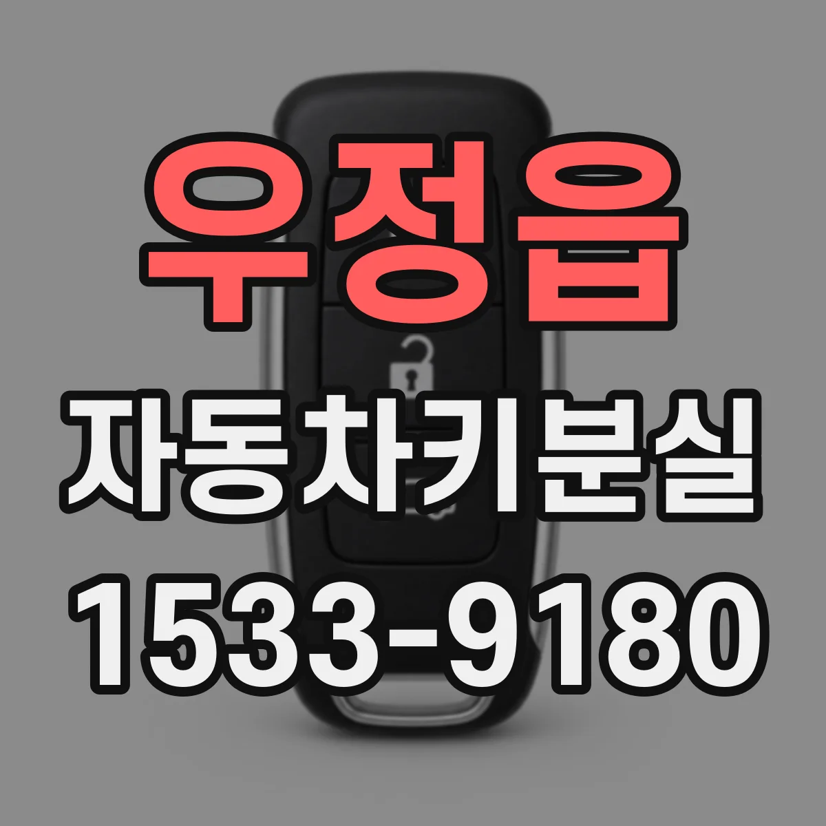우정읍 자동차키분실