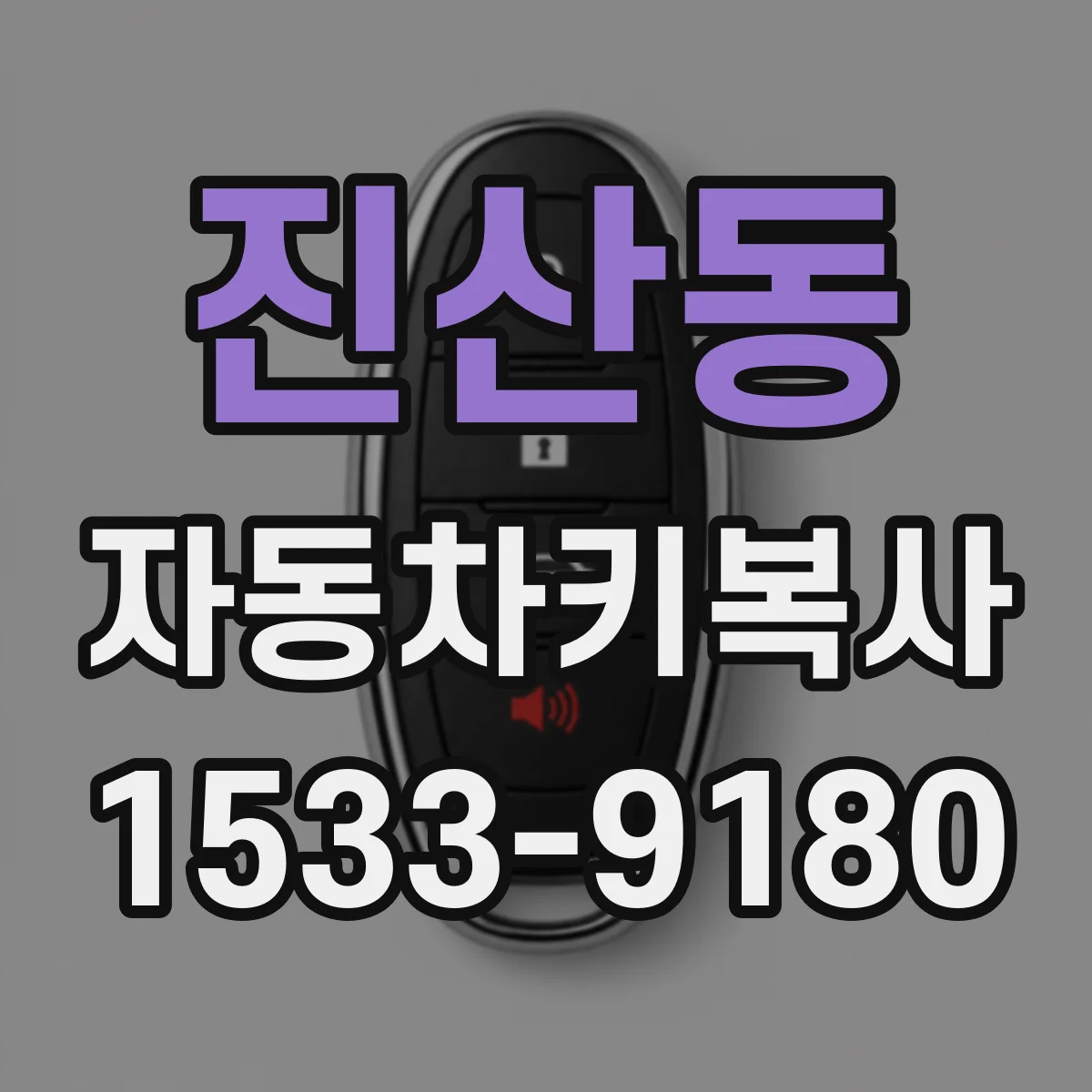 진산동 자동차키복사