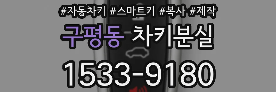 구평동 차키분실