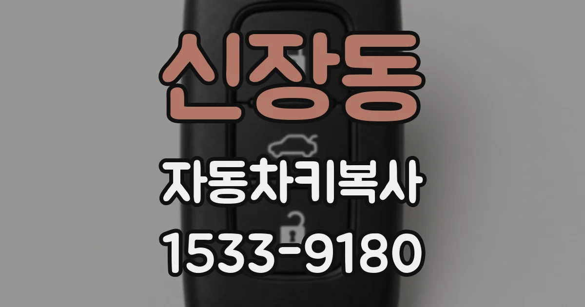 신장동 자동차키복사