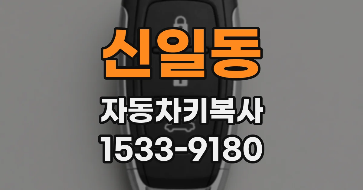 신일동 자동차키복사
