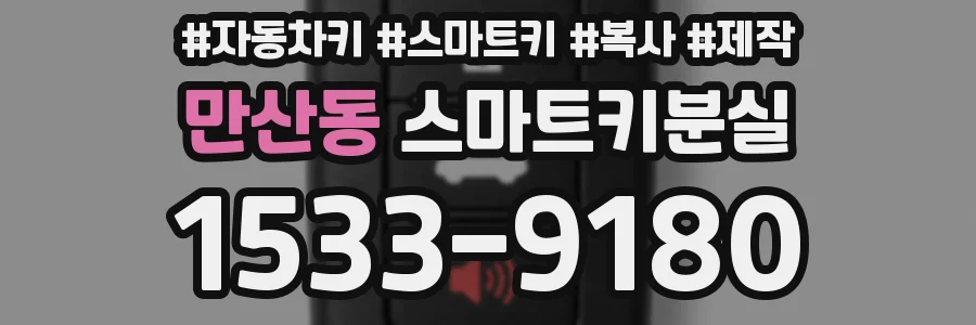 만산동 스마트키분실