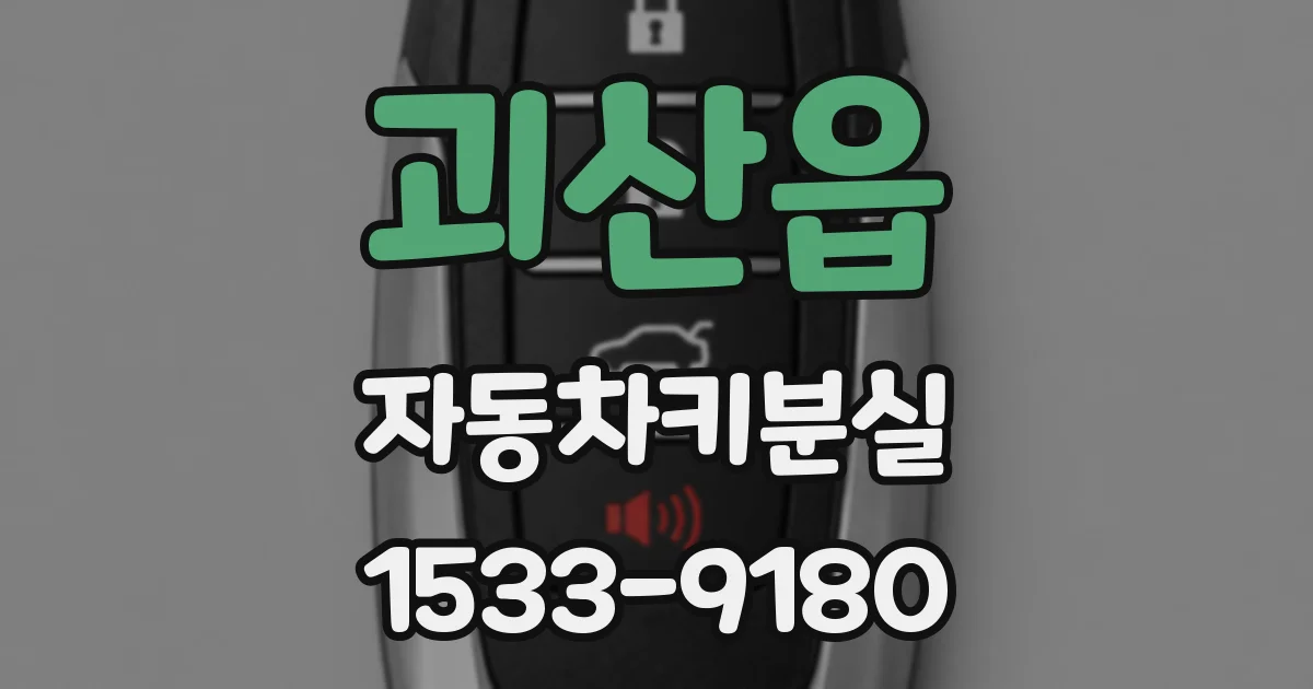 괴산읍 자동차키분실