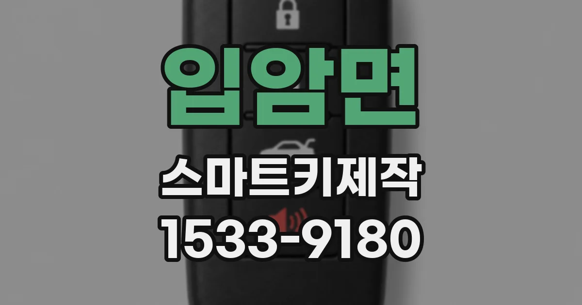 입암면 스마트키제작