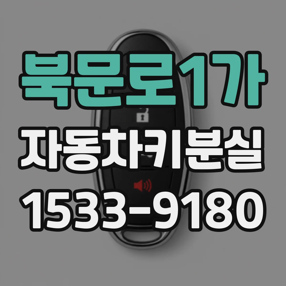 북문로1가 자동차키분실