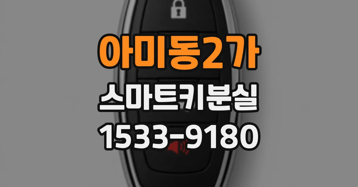 아미동2가 스마트키분실