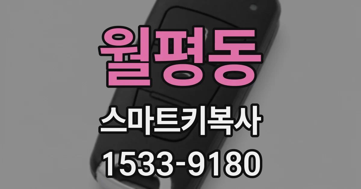 월평동 스마트키복사