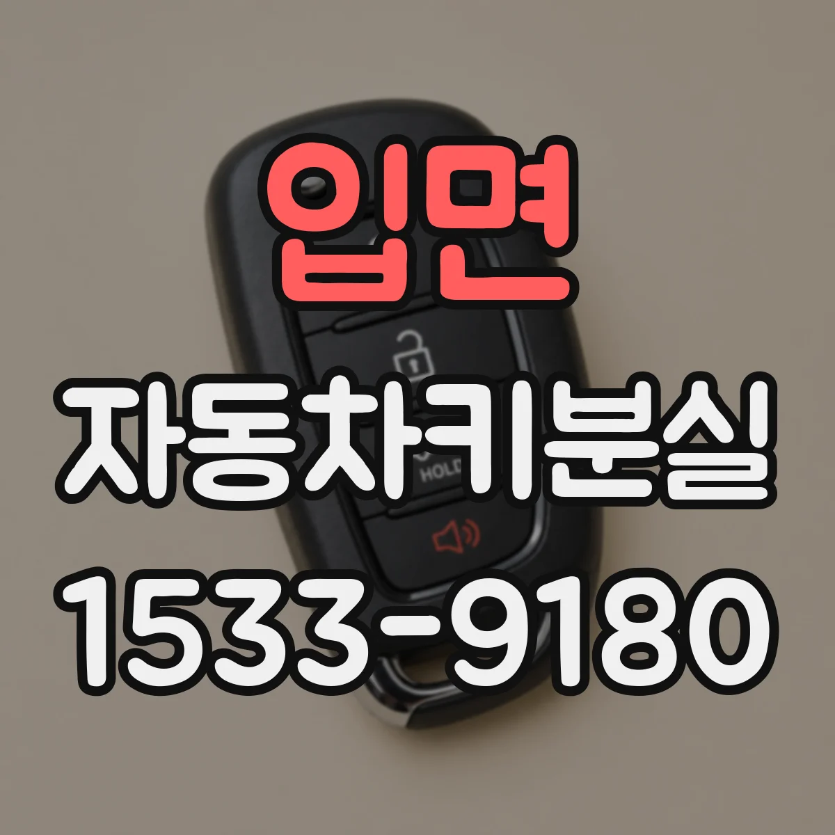 입면 자동차키분실