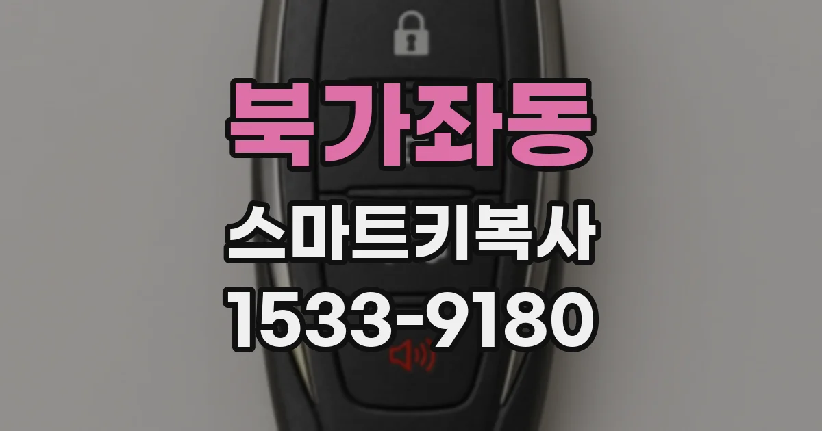 북가좌동 스마트키복사