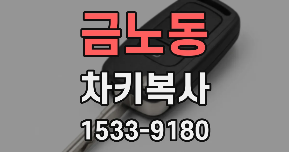 금노동 차키복사