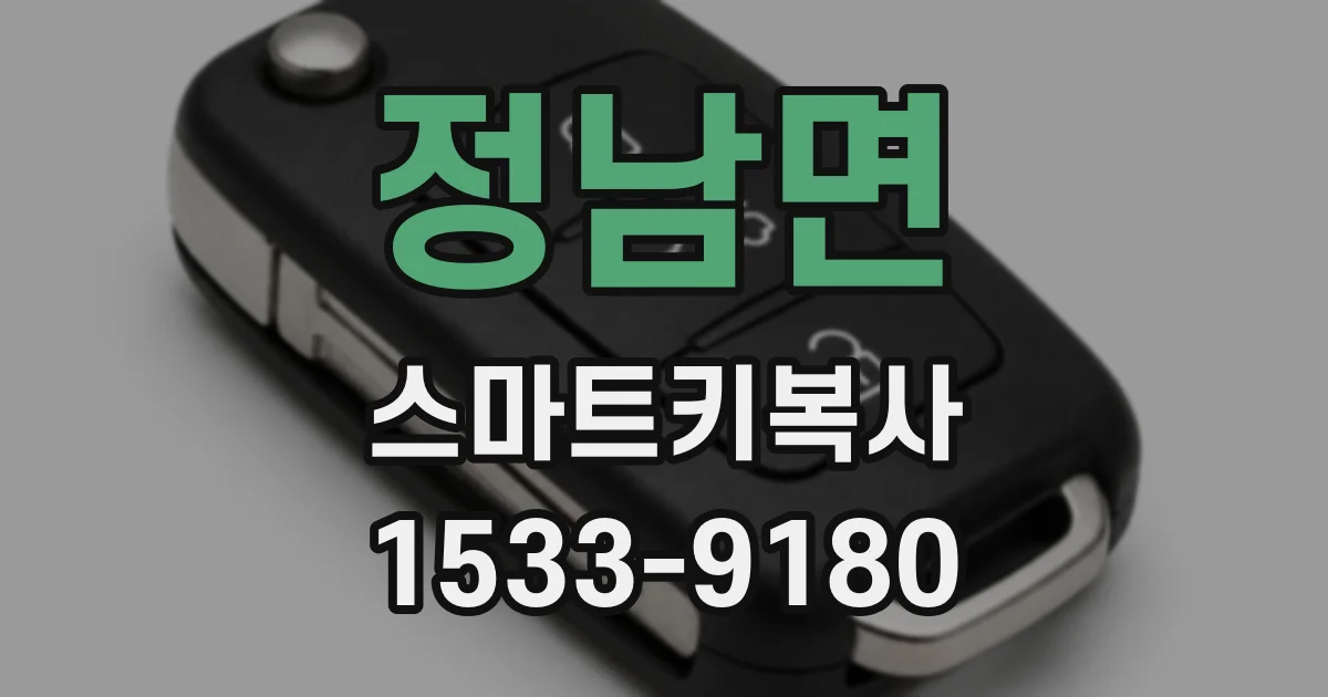 정남면 스마트키복사