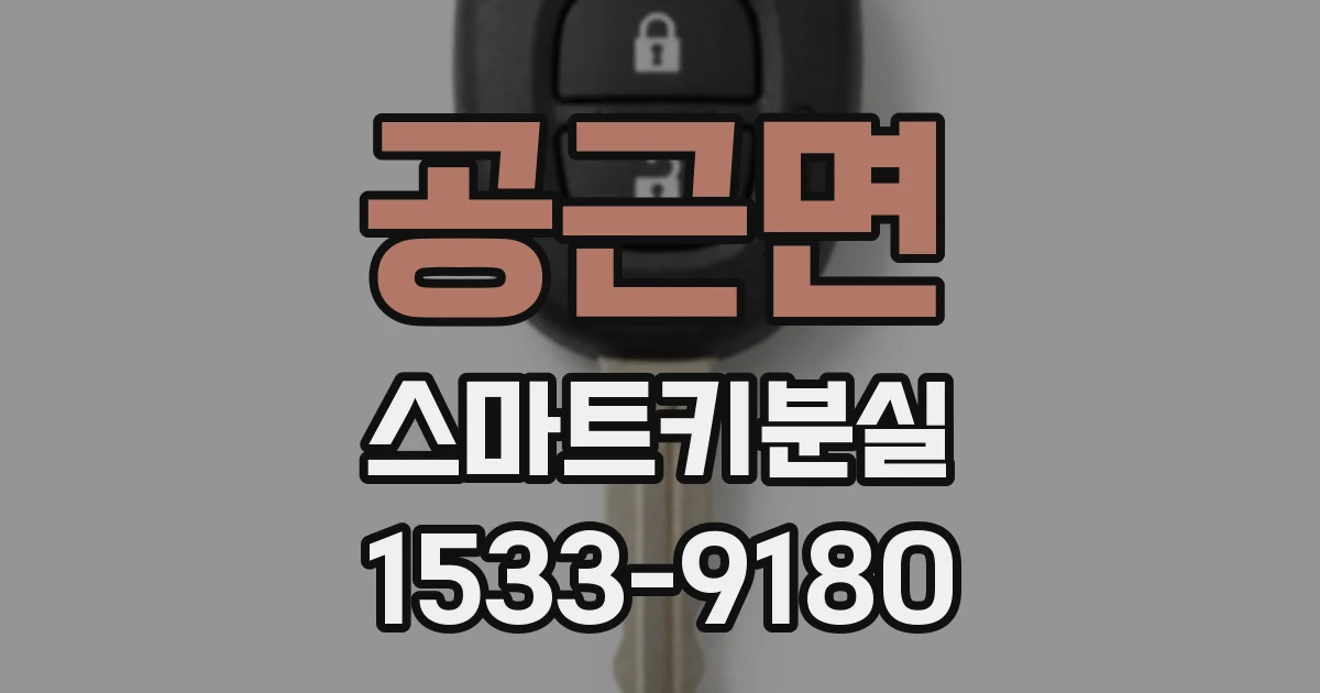 공근면 스마트키분실