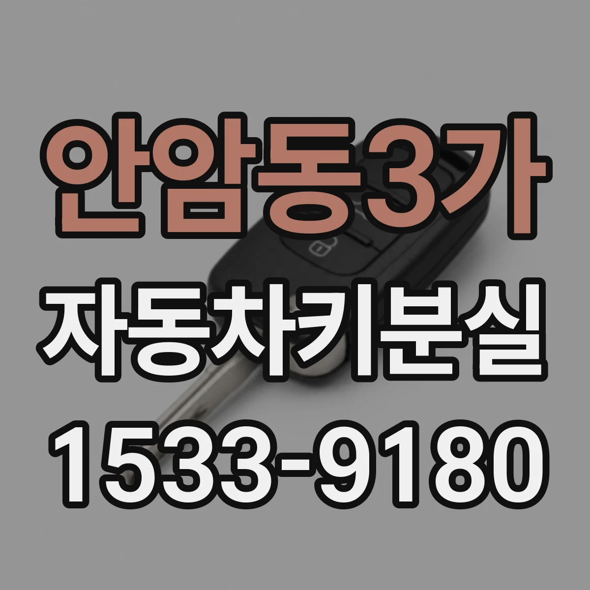 안암동3가 자동차키분실
