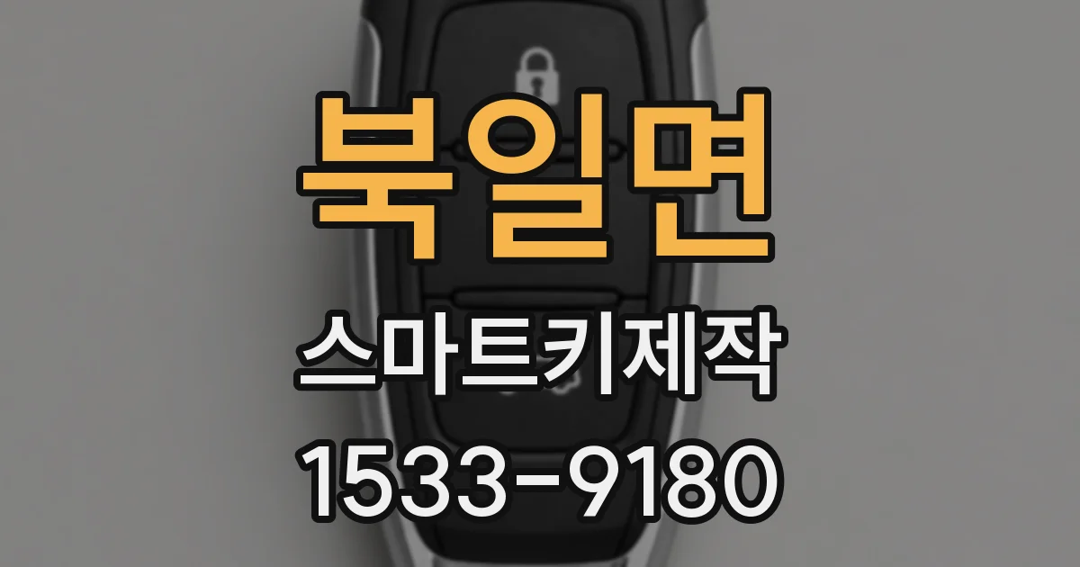 북일면 스마트키제작