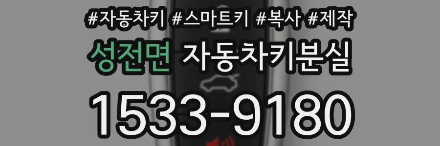 성전면 자동차키분실