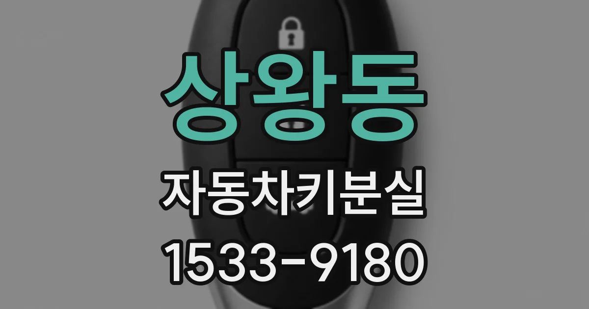 상왕동 자동차키분실