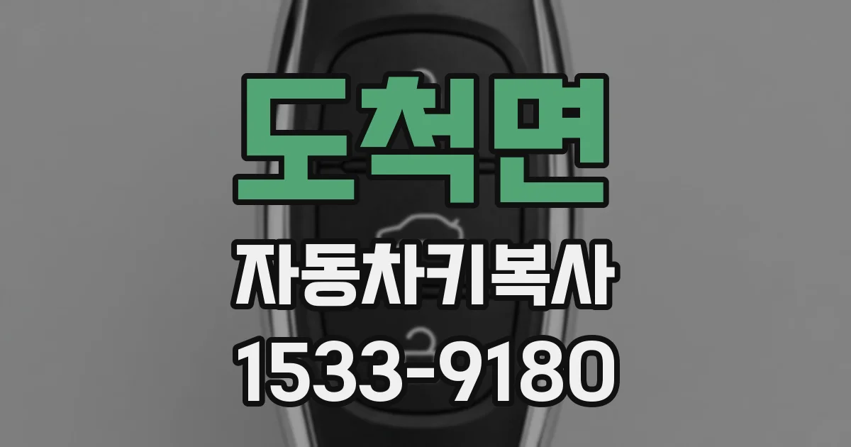 도척면 자동차키복사