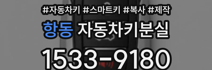 항동 자동차키분실