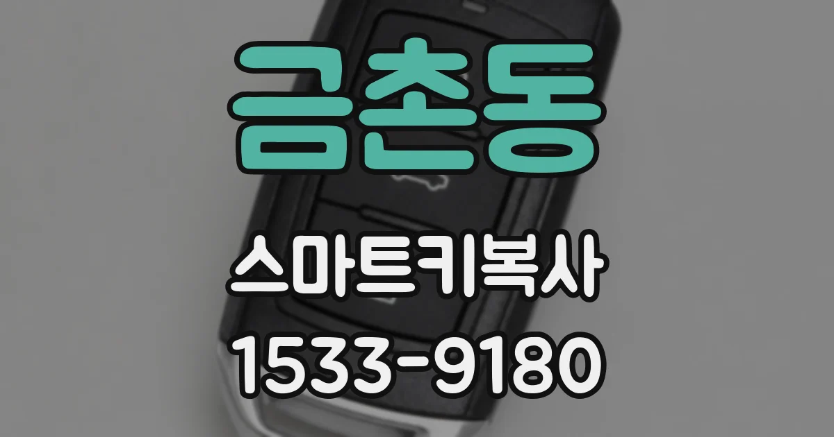 금촌동 스마트키복사