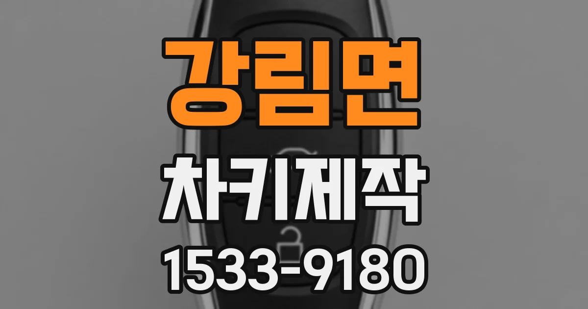 강림면 차키제작
