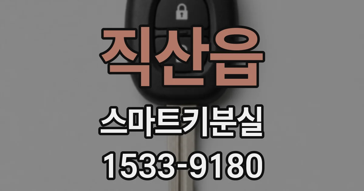 직산읍 스마트키분실