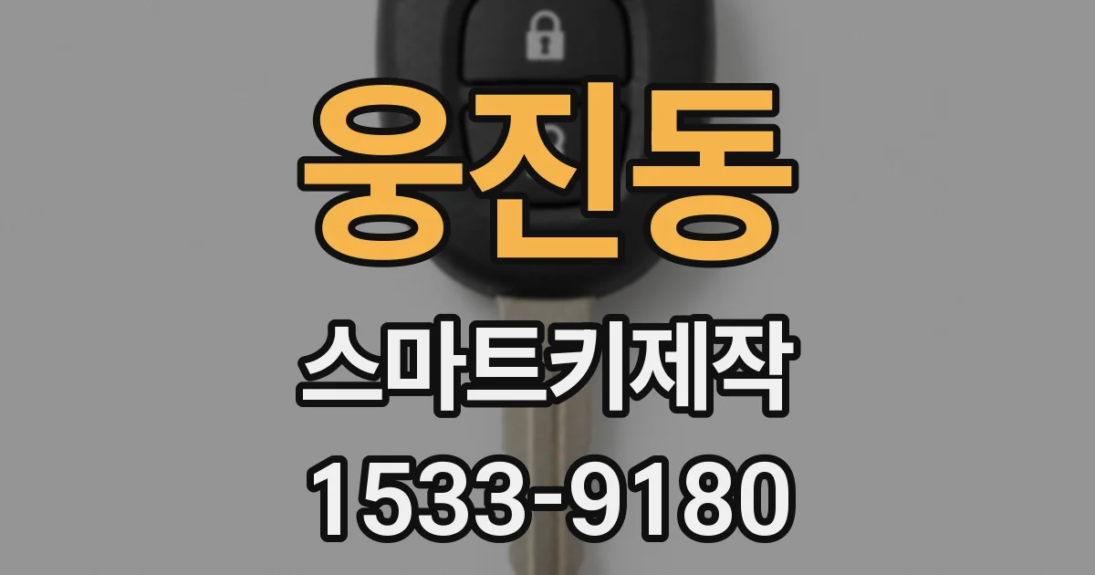 웅진동 스마트키제작