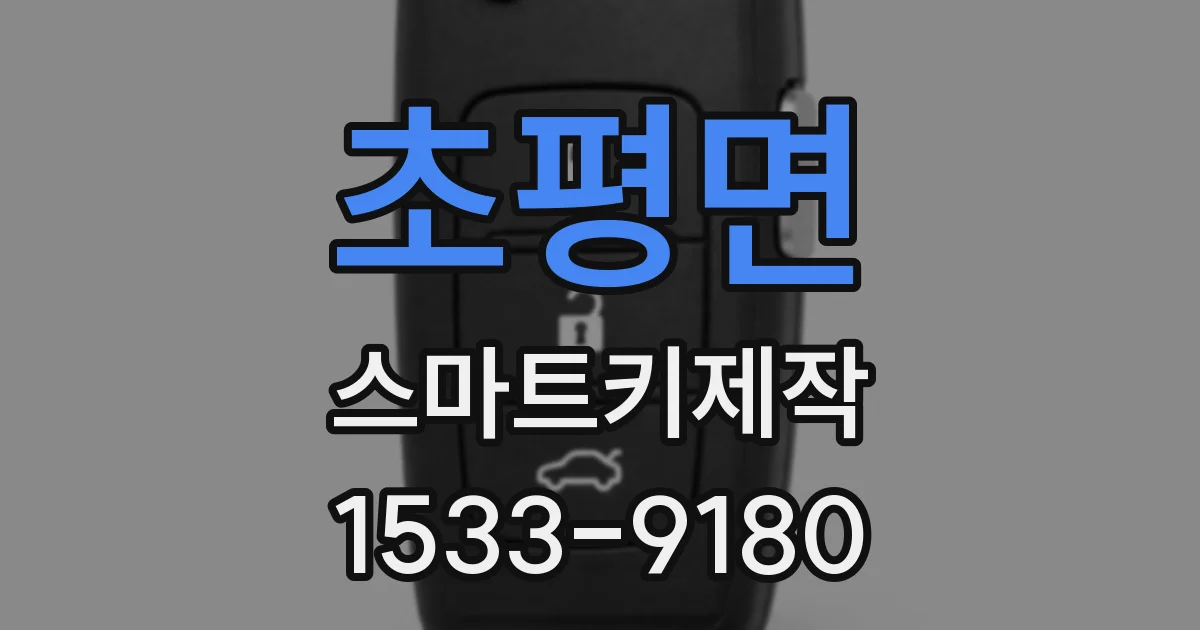 초평면 스마트키제작