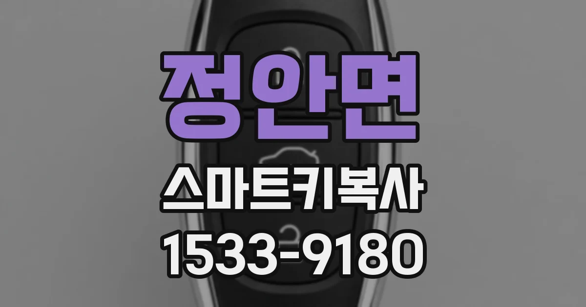 정안면 스마트키복사