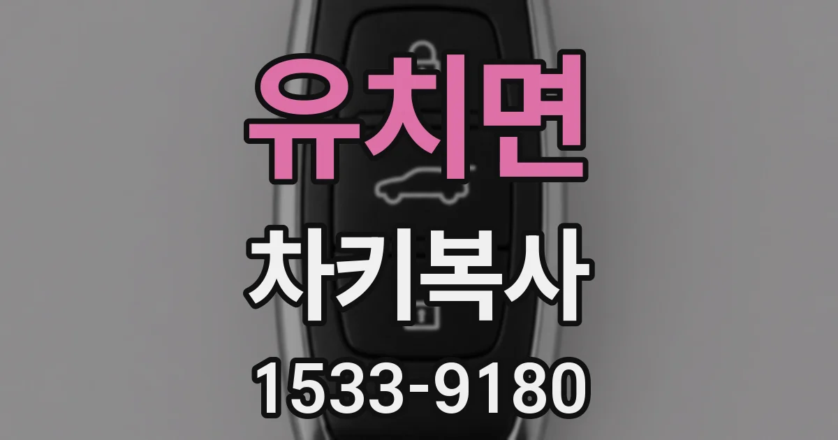 유치면 차키복사