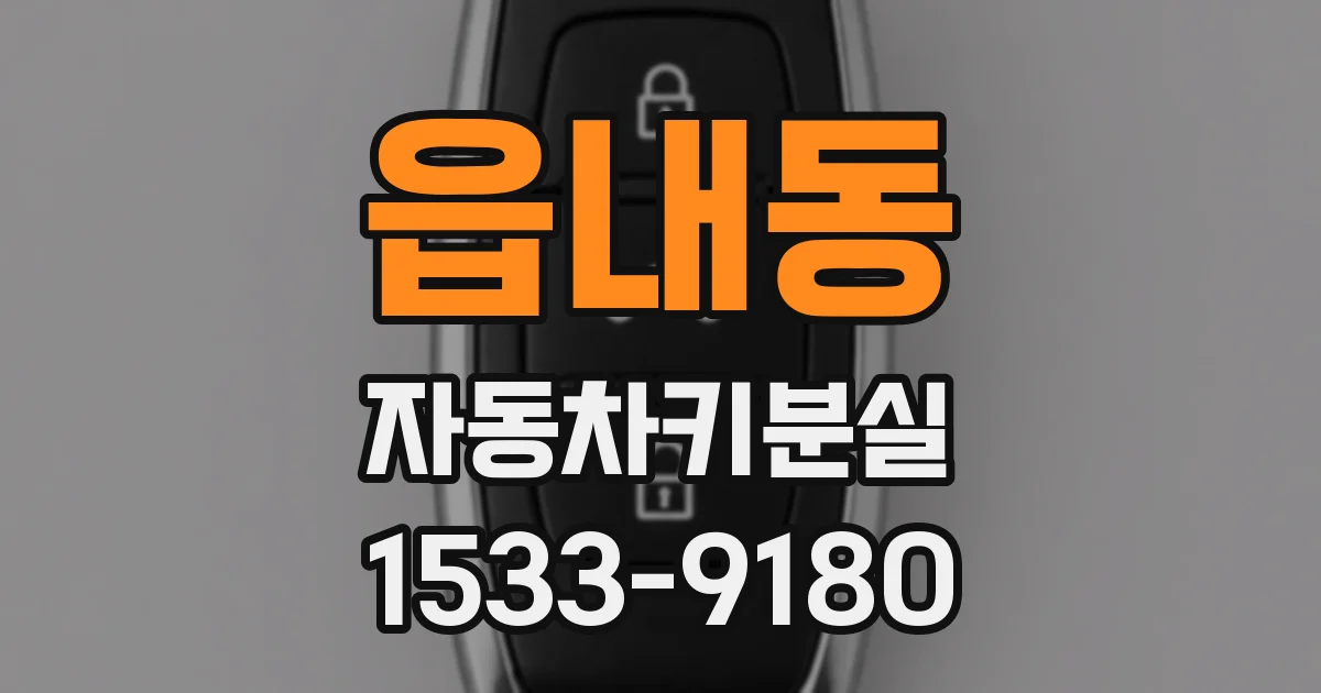읍내동 자동차키분실