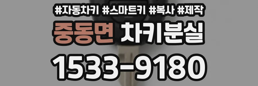 중동면 차키분실