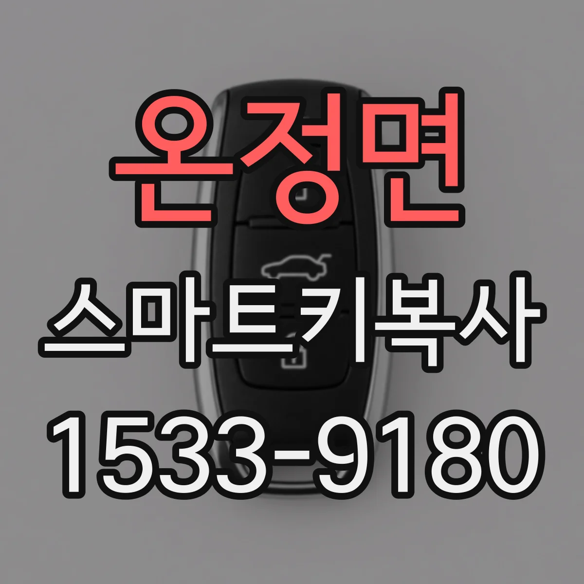 온정면 스마트키복사