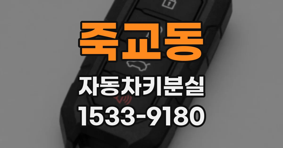 죽교동 자동차키분실