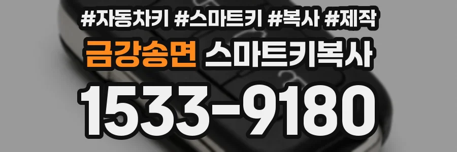 금강송면 스마트키복사