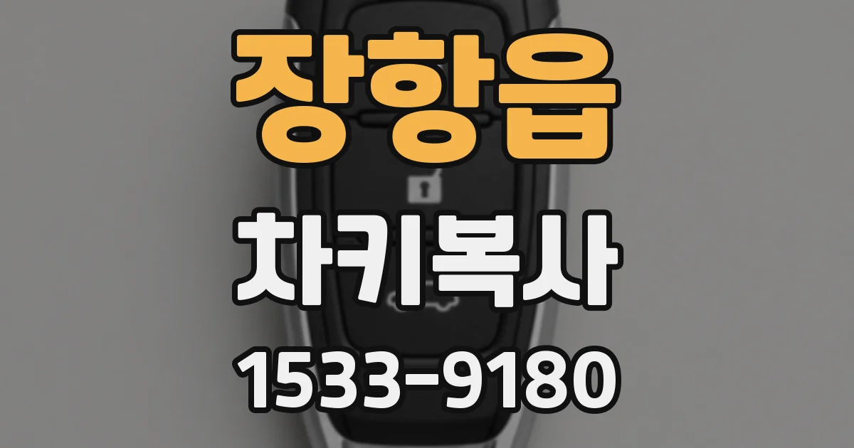 장항읍 차키복사