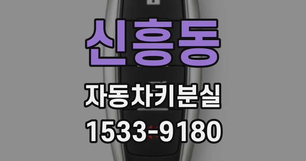 신흥동 자동차키분실
