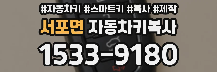 서포면 자동차키복사
