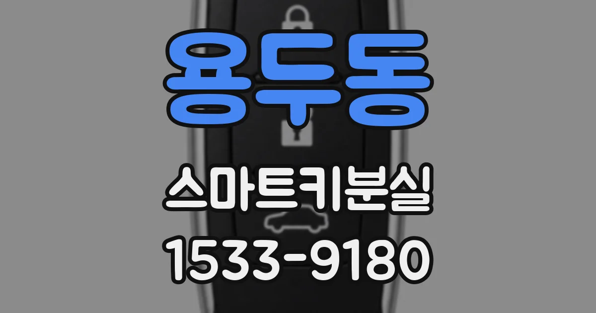 용두동 스마트키분실
