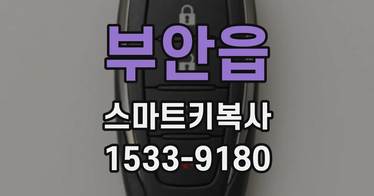 부안읍 스마트키복사