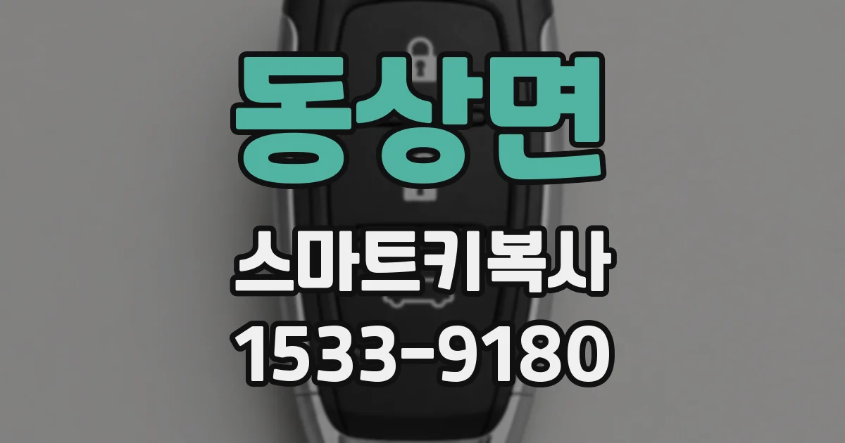 동상면 스마트키복사