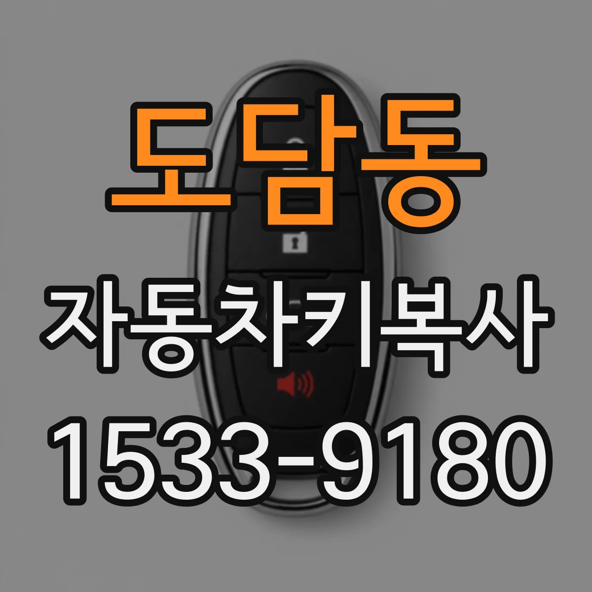 도담동 자동차키복사