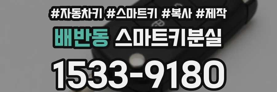 배반동 스마트키분실