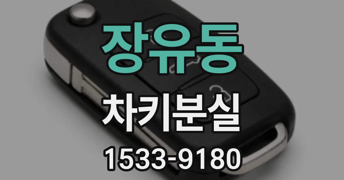 장유동 차키분실