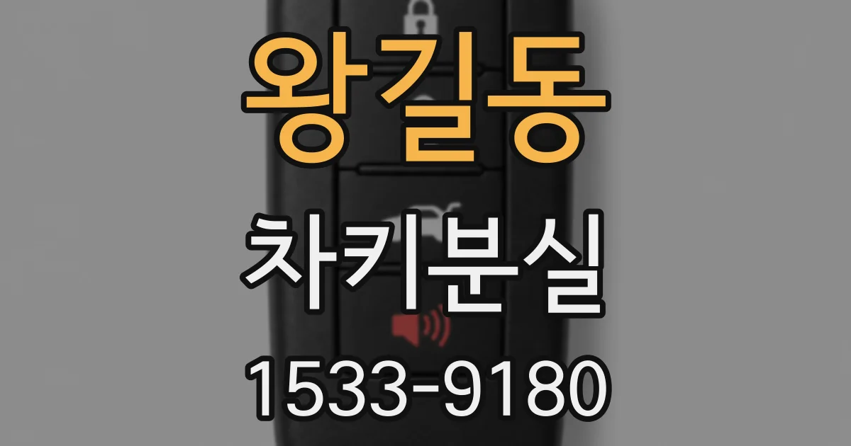 왕길동 차키분실