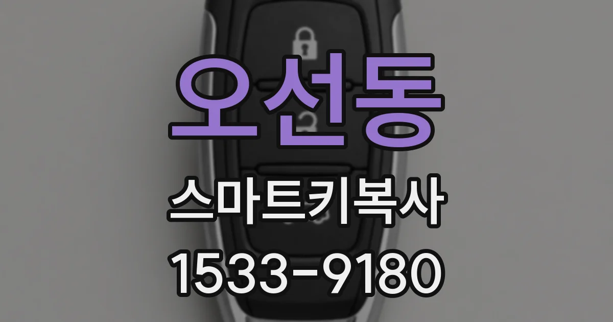 오선동 스마트키복사